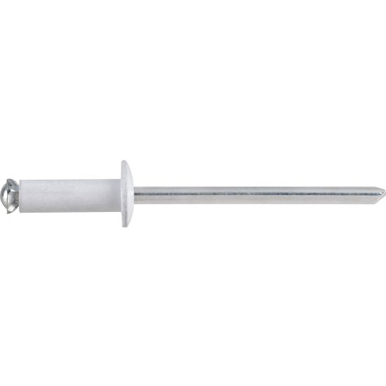 RUWAG Blind Rivet Peeled White 4.0x15mm (10)