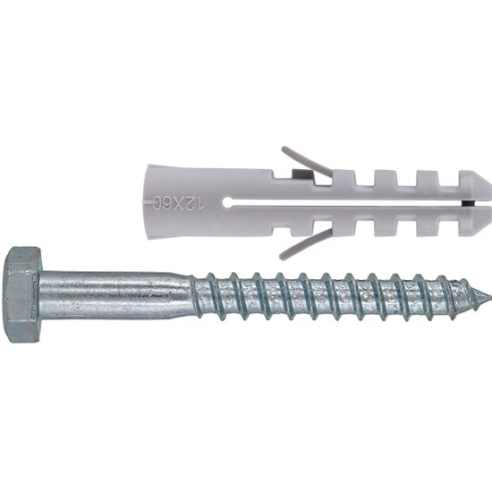 Coach Screw & Plug 10x50mm (8)