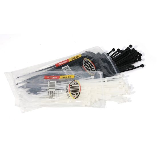 RUWAG Cable Ties White 3.6x140mm (100)
