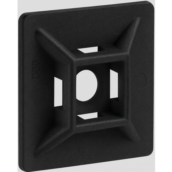 RUWAG Mount Pad Cable Ties Black 19x19mm (10)