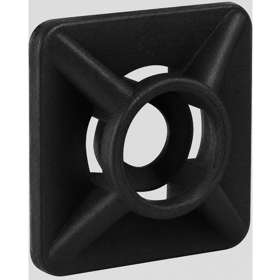 RUWAG Mount Pad Cable Ties Black 28x28mm (10)