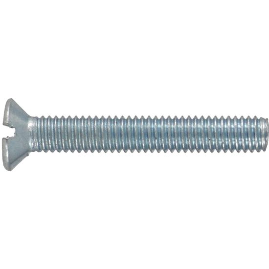 RUWAG Machine Screw Counter Sunk Slotted 5x16mm (100)