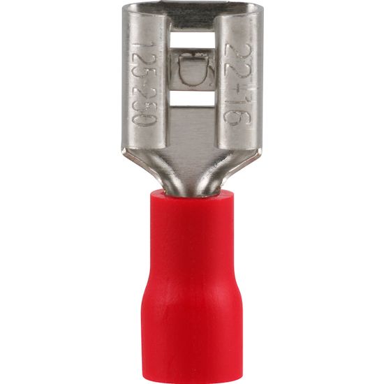 RUWAG Pre-ins Female Disconnect Red 2.8mm (8)