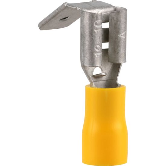RUWAG Pre-ins Piggy Back Terminal Yellow 6.3mm (8)