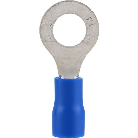 RUWAG Pre-ins Ring Terminal Blue 4mm (25)