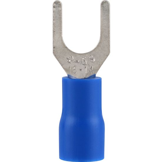 RUWAG Pre-ins Spade Terminal Blue 4mm (25)