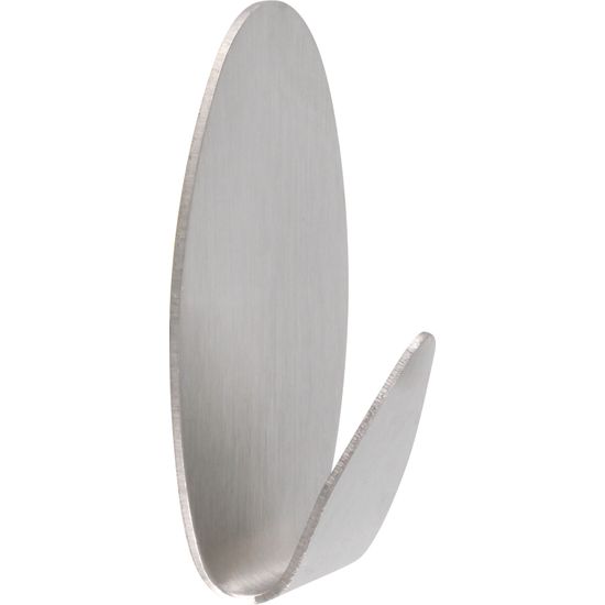 RUWAG Stick-on Stainless Steel Oval Hook Medium (3)