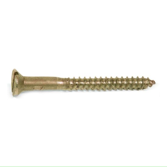 RUWAG Wood Screw Brass Plated 3x12mm (10)