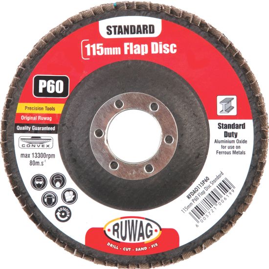 RUWAG 115mm P40 Flap Disc Standard /ea