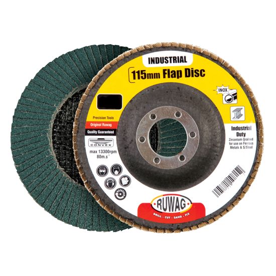 RUWAG 115mm P80 Flap Disc Zirconium /ea