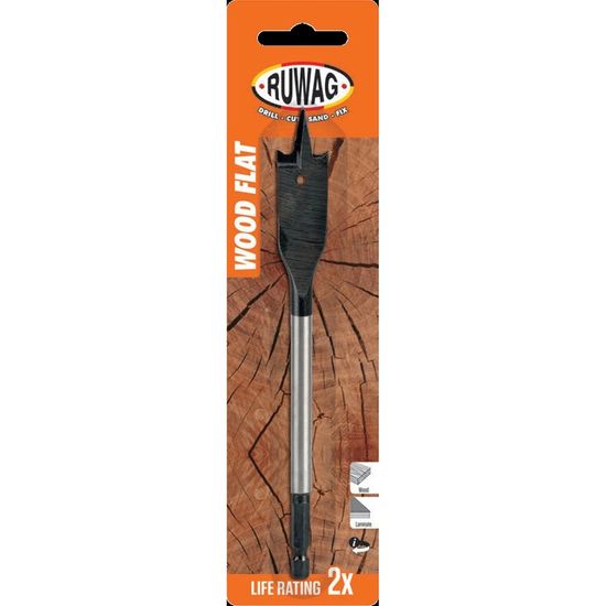 RUWAG 16.00mm Wood Flat Long Carded