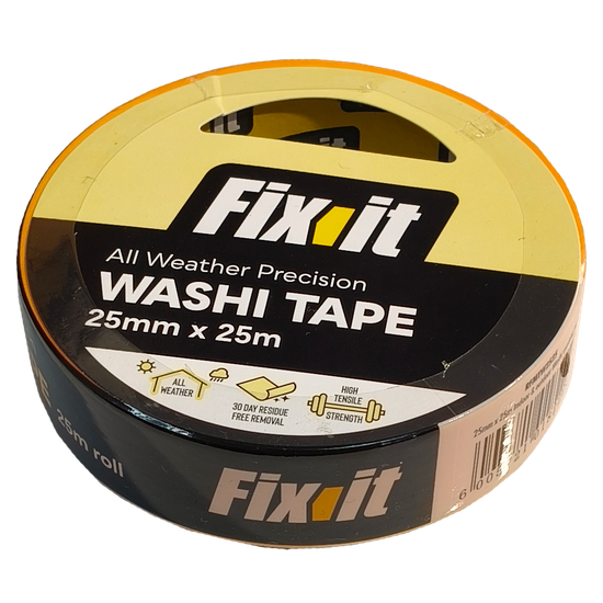Indoor & Outdoor Washi Masking Tape 25mmx25m