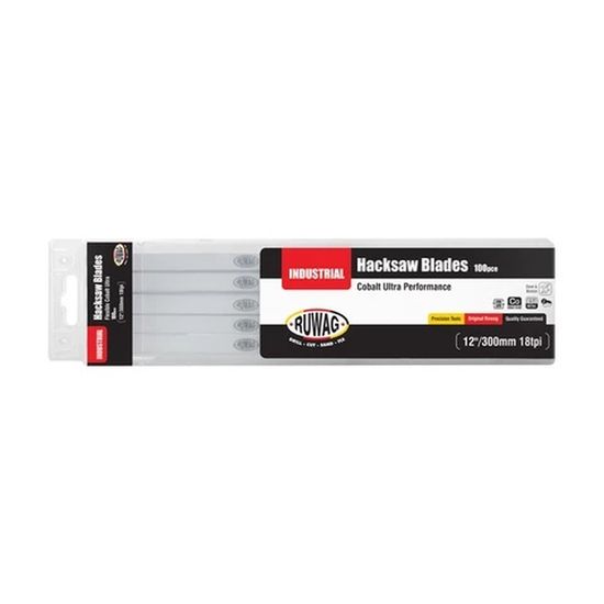 RUWAG 24tpi Hacksaw Blade Cobalt 100pce /pk