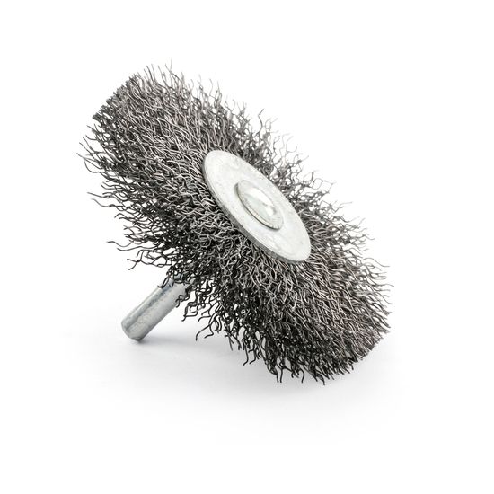 RUWAG 50 X 12 Mounted Wire Wheel 6mm Shaft