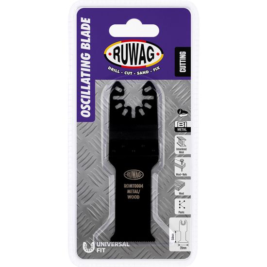 RUWAG Oscillating Mult-tool Straight Blade For Wood & Metal 28mm