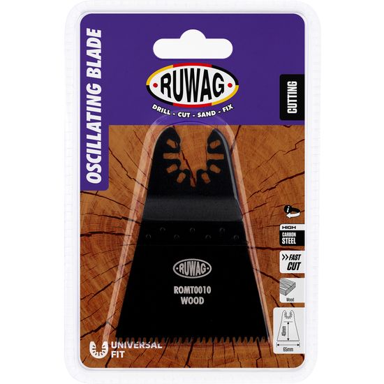 RUWAG Oscillating Mult-tool Straight Blade For Wood 65mm
