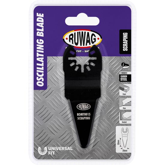 RUWAG Oscillating Mult-tool Pointed Scraper 28mm