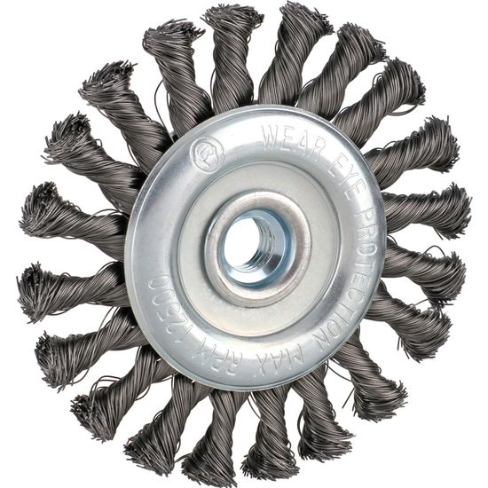 RUWAG 175mm Knotted Wire Wheel M14x2