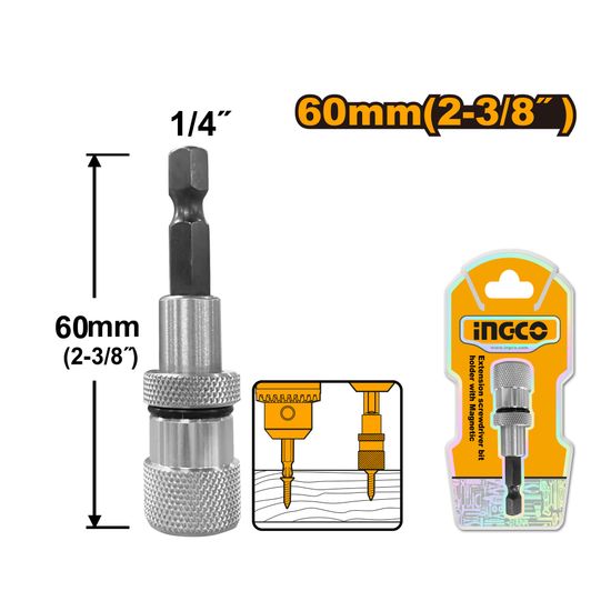INGCO S/d Bit Holder Limit Extension 60mm