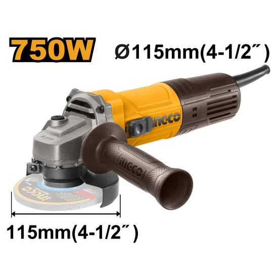 Angle Grinder 750w 115mm Nt