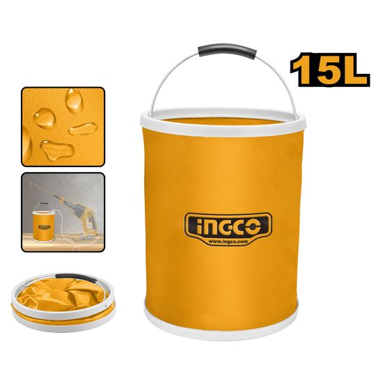 INGCO Folding Bucket 15l