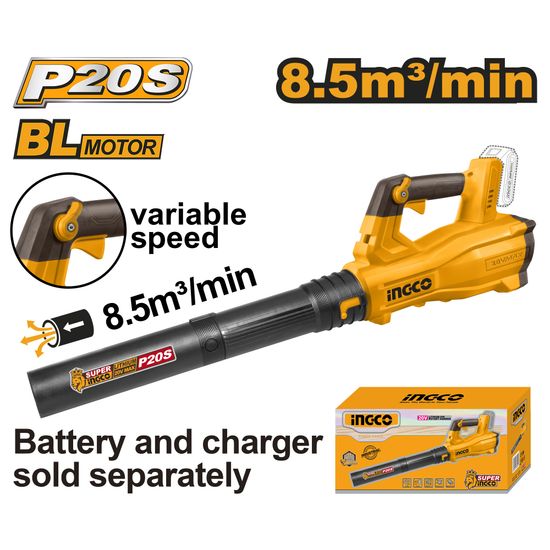 INGCO 20v Ps+ C/l Aspirator Blower Bm