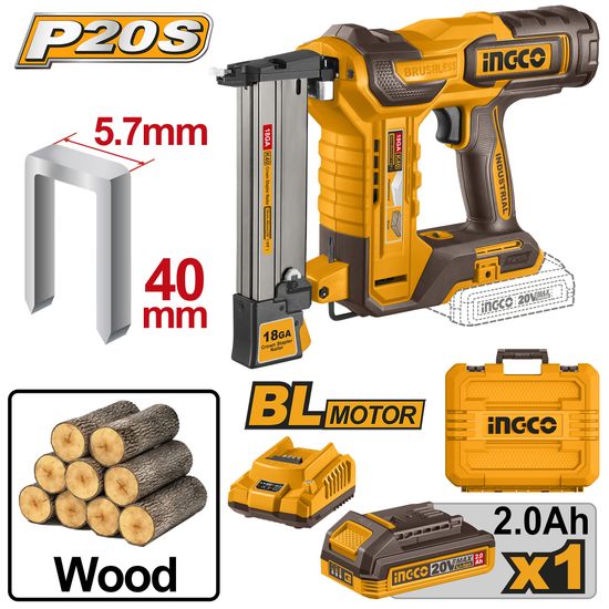 20v Ps+ C/l Crwn Stapler 5.7x40mm+acc Bmc Kit 1bat