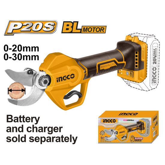 INGCO 20v Ps+ C/l Gauge Straight Shear 20-30mm