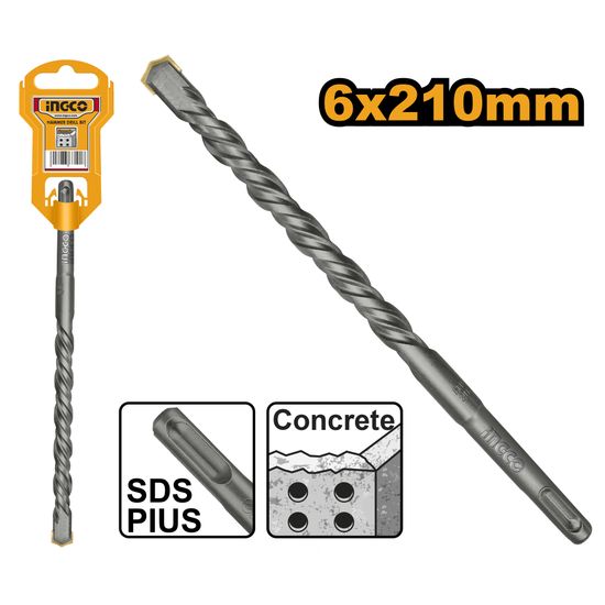 INGCO Drill Bit Sds+ Hammer 6x210mm