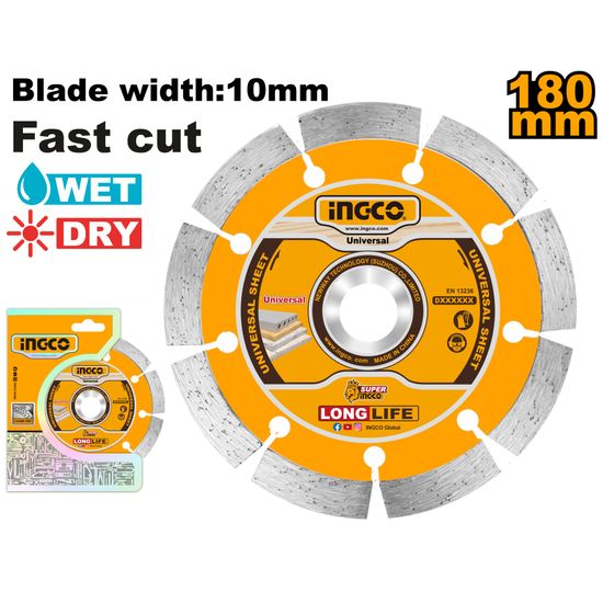 INGCO Disc Dry Diamond 180mm 1pcs