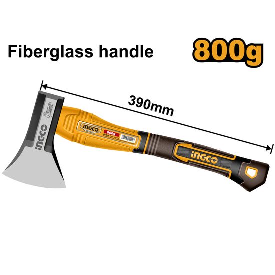 INGCO Axe 800g Fibre Glass Handle