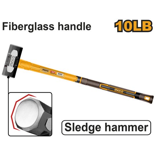 INGCO Hammer Sledge 4.5kg F/g Hndl