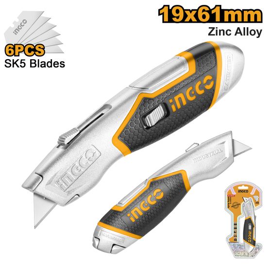 INGCO Knife Utility 6bl Sk5