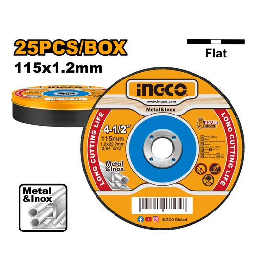 INGCO Disc Cut Steel 115 25pc