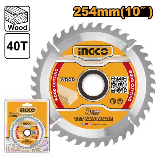 INGCO Blade Tct Wood 254x40t 30+rngs