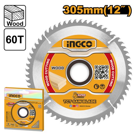 INGCO Blade Tct Wood 305x60t 30+rngs