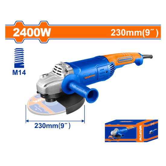 WADFOW Angle Grinder 2400w 230mm