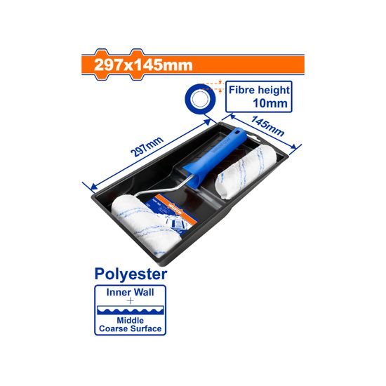 WADFOW P/roller Set I/w 100mm 4pcs
