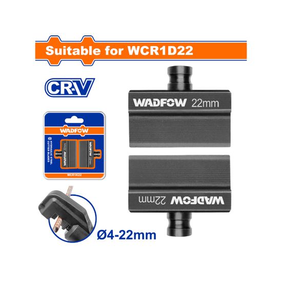 WADFOW Blades Hydraulic Steel Cutter Set Cr12mov 4-22mm