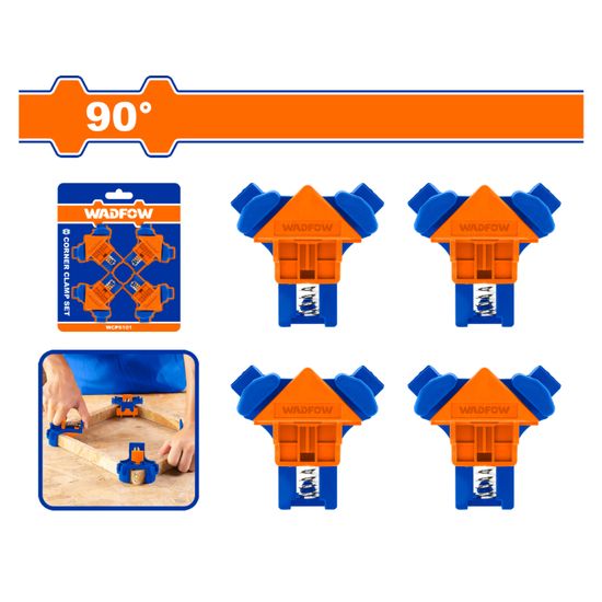 WADFOW Clamp Corner Set 90dg 4pcs