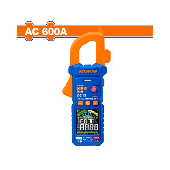WADFOW Clamp Meter Digital Ac 600a Rms 6000 + Bat