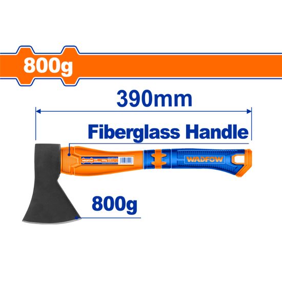 WADFOW Axe D-forged 45cb F/g Hndl 800g