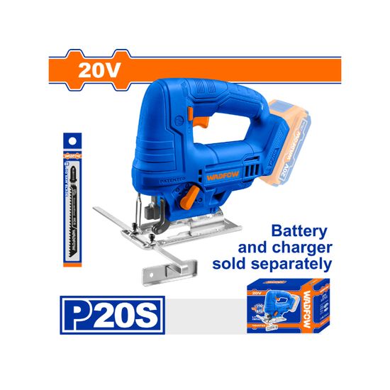 WADFOW 20v Ps+ C/l Jig Saw +1pcs Blade