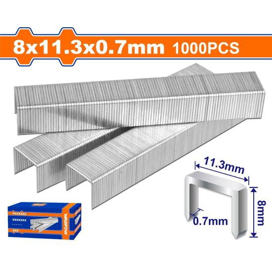 Staples 8x0.7mm Box 1000pcs