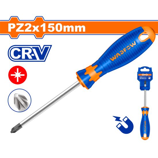 WADFOW Screw Driver Pz2 Mag Bt Cr-v 6x150mm