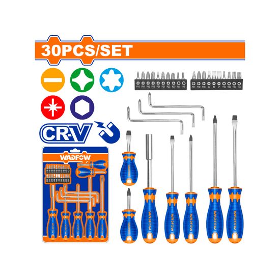 WADFOW S/driver Set Mag Cr-v 30pcs