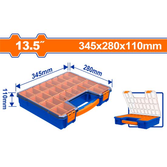 WADFOW Organizer Plastic 345x280x110mm 12pcs