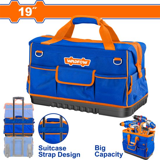 Tool Bag Hard Bottom 20kg 480mm 25pc Pocket