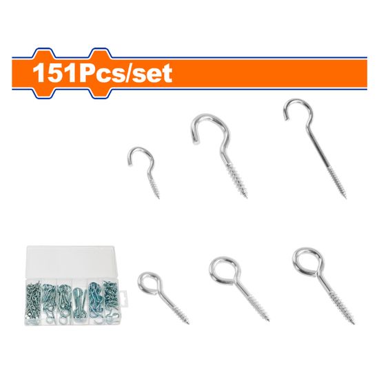 WADFOW Screw & Hook Set 151pcs