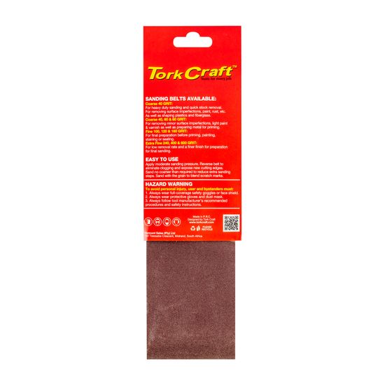 TORK CRAFT Sanding Belt 75 X 533mm 400grit 2/pack